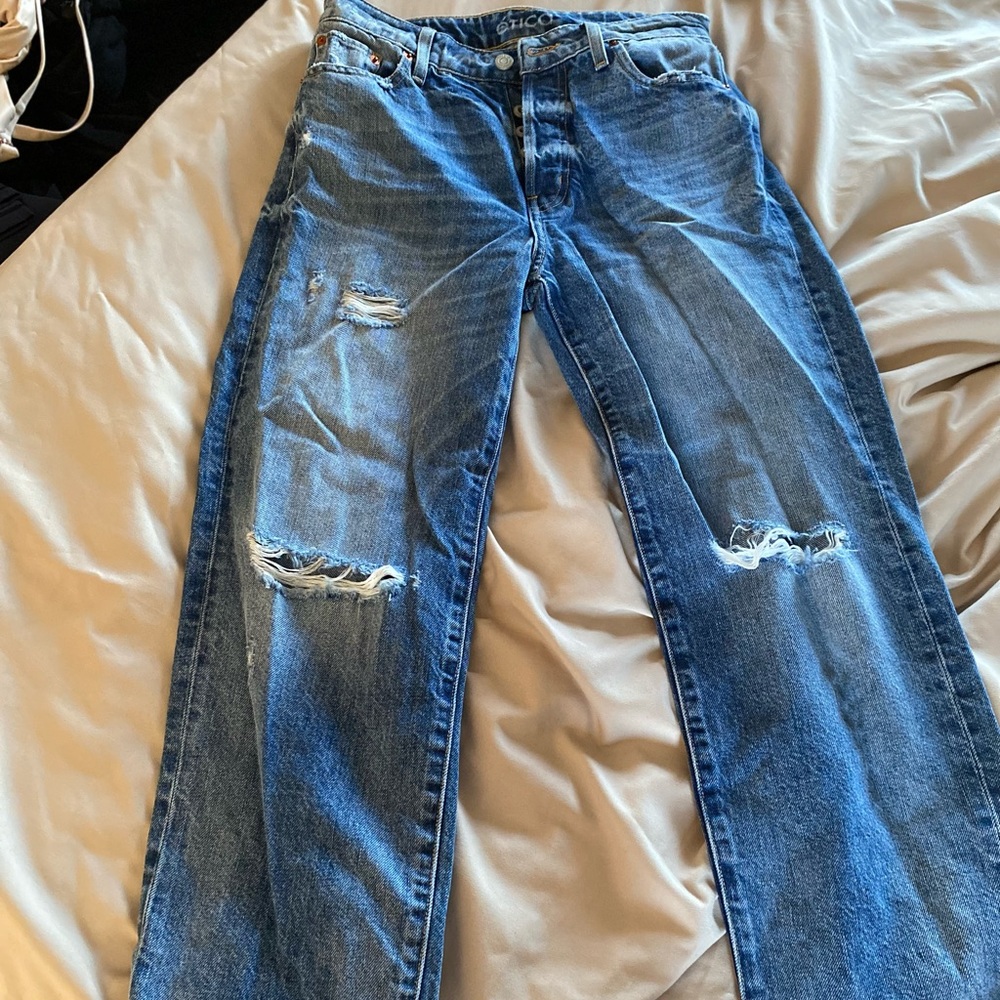 Etico distressed jeans